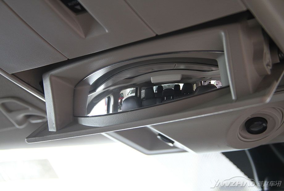 �����۾����ڣ�����һ��͹�澵���ܹ�����Ĺ۲쵽���泵������������һ�߿���һ��ע����溢�ӵ�״̬�������Ǽҳ��ǵ�\