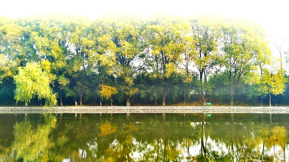 �ű߾����൱��������ˮ�岨��ӳ�Ŷ԰�����ľ���Ե������⾳������Ļ�Ҷ��û�д�����һ�������ľ��£�����Ϊԭ��ƽ���Ŀռ���ƽ����һĨ���˵�ɫ�ʡ�