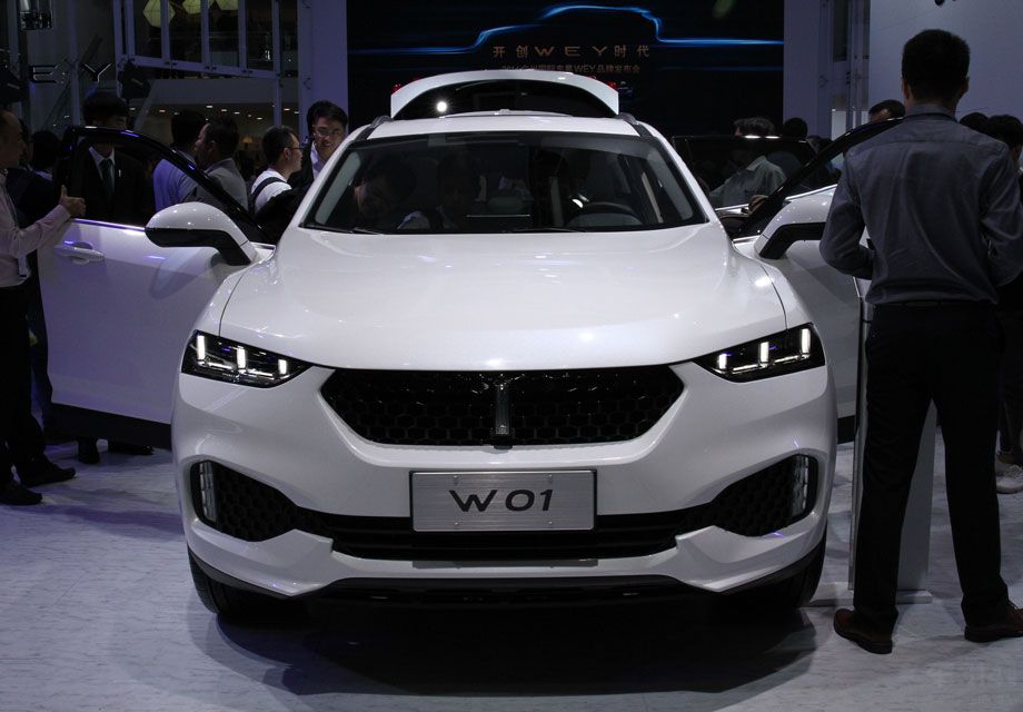 WEY W01��λ����SUV������2017��4�·ݵ��Ϻ���չ���С�
