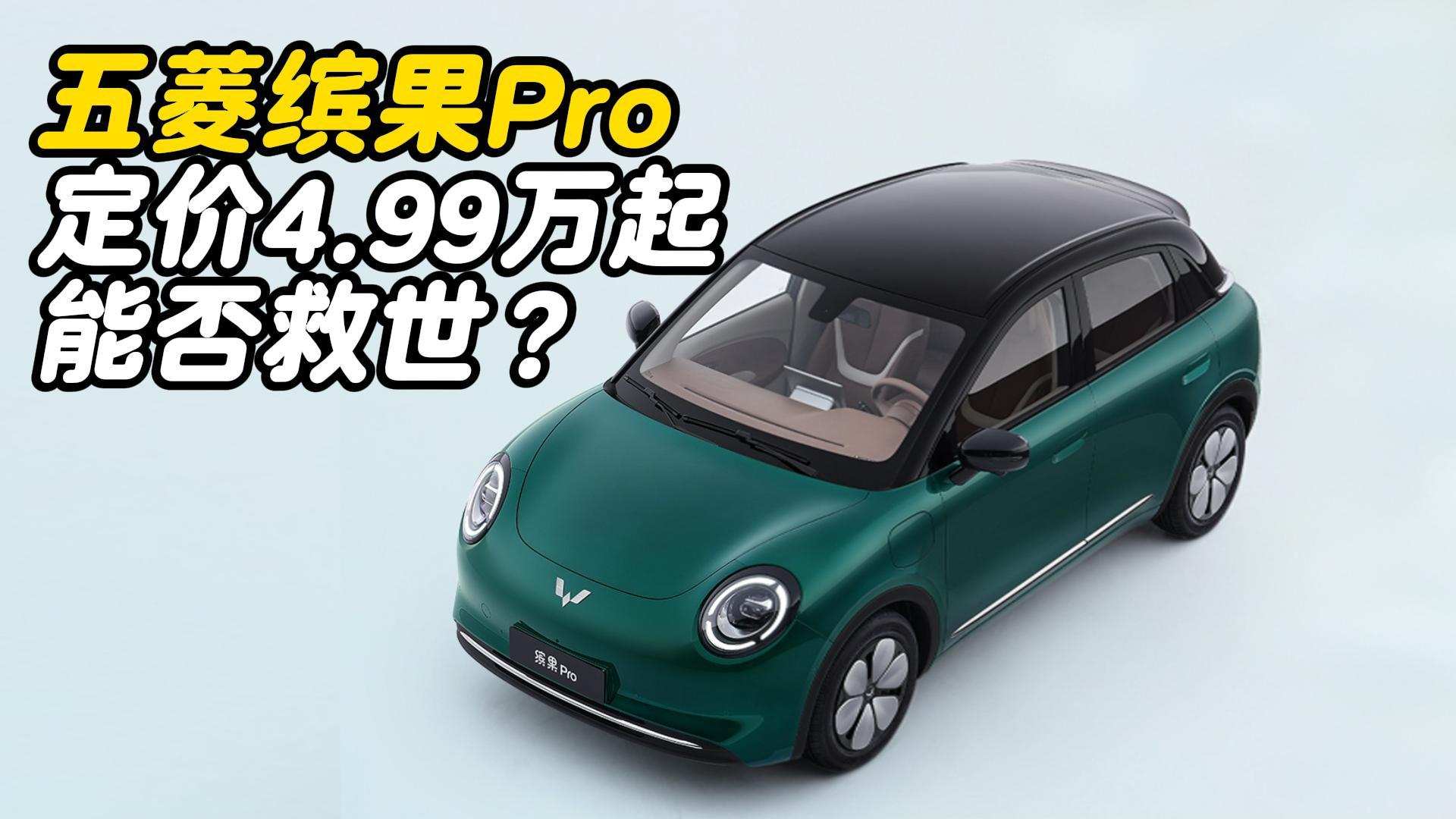 新款五菱缤果Pro 定价4.99万起能否救世?