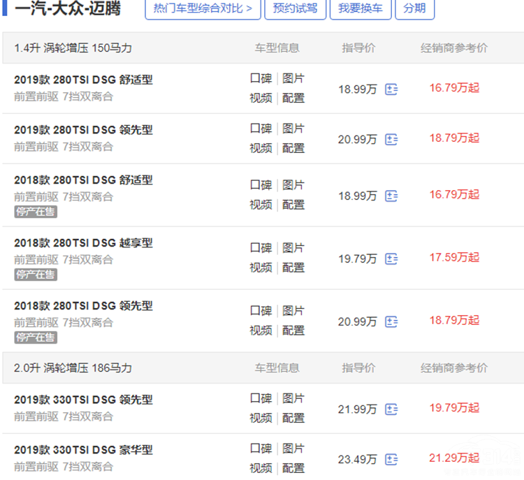 或将15万起,全新速腾与丐版迈腾你买谁 或将15万起,全新速腾与丐版迈腾你买谁