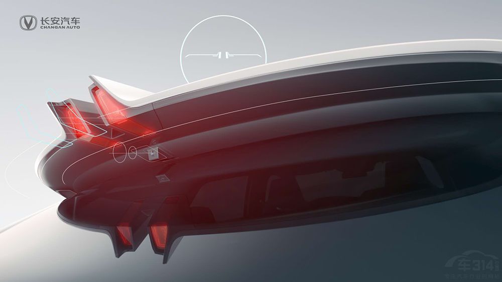 长安UNI系列第二款新车型细节图曝光 长安UNI系列第二款新车型细节图曝光