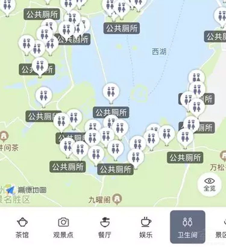 高德公布五一假期“厕所友好度”景区排名 高德公布五一假期“厕所友好度”景区排名