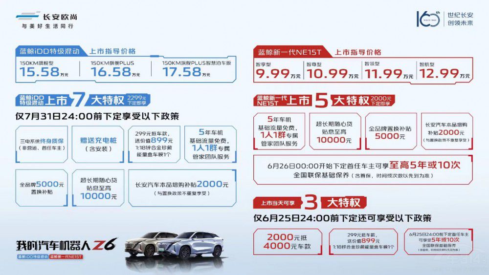 汽车机器人欧尚Z6双料蓝鲸动力全球上市