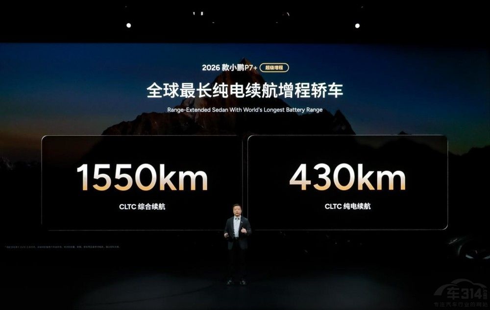 2026款小鹏P7+与小鹏G7超级增程正式上市 2026款小鹏P7+与小鹏G7超级增程正式上市